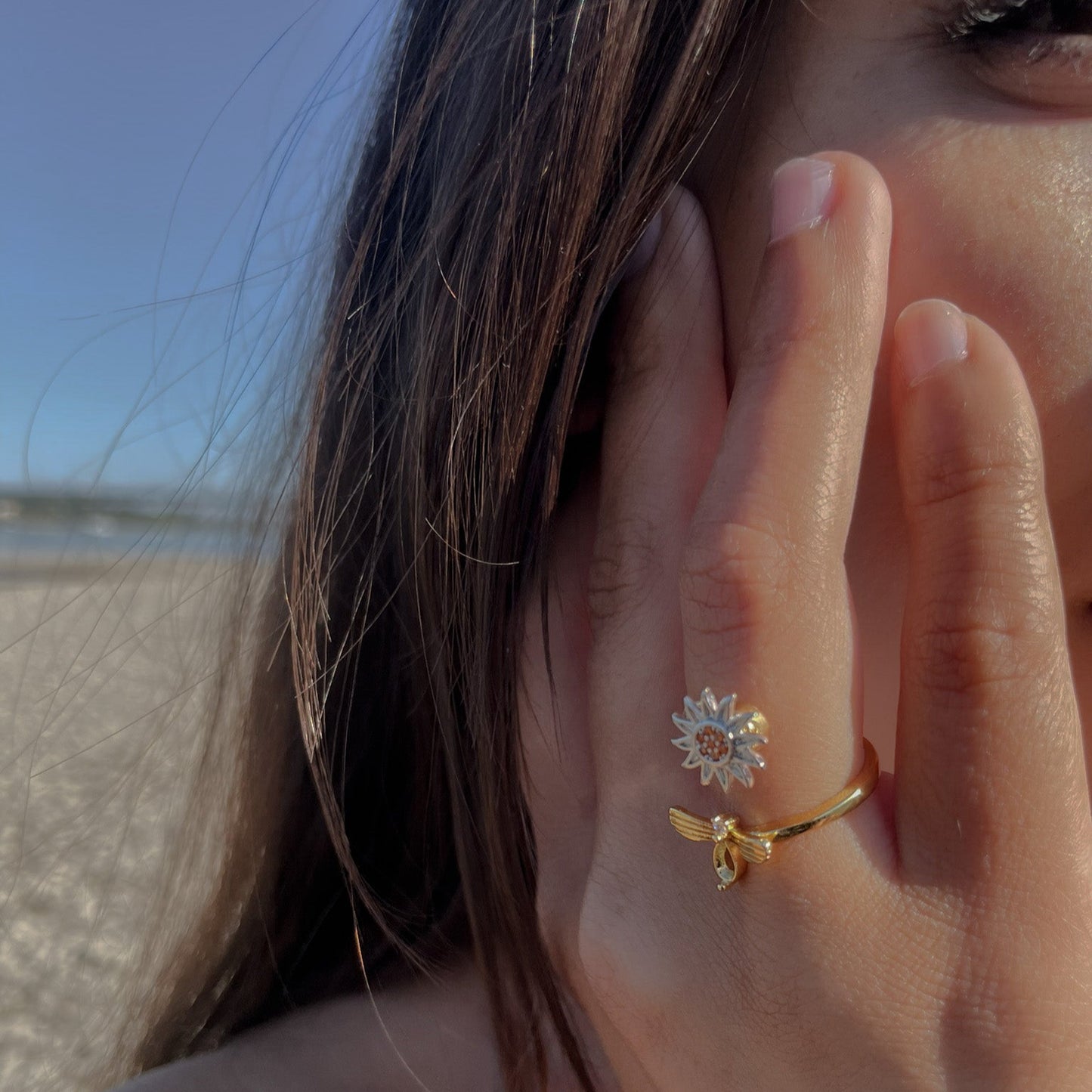 Bee & Bloom Ring